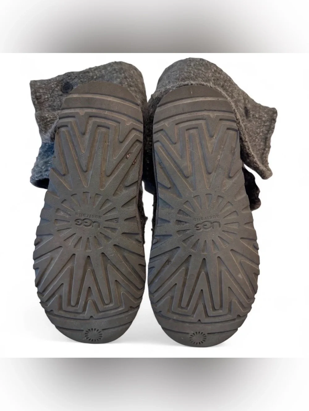 UGG Classic Cardy Lattice Knit Gray Convertible Boots Women’s 6